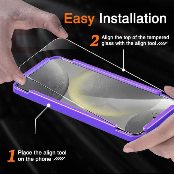 Galaxy S24 Plus Hard Screen Protectors (3pack) - Picture 5 of 6